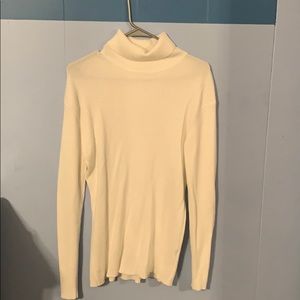 Mens Ribbed Slim Fit Knitted Pullover Turtleneck